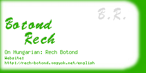 botond rech business card